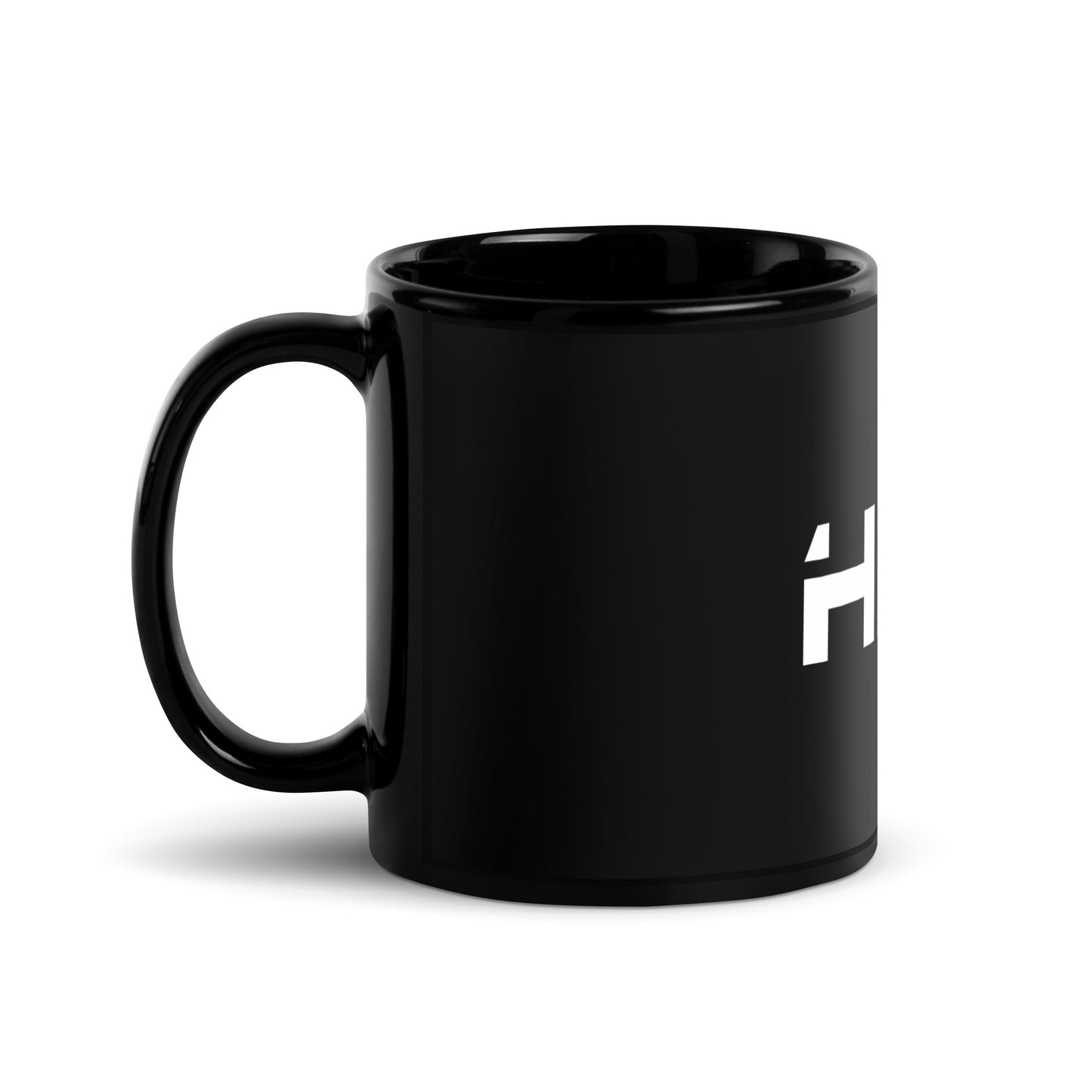 HEro Black Glossy Mug